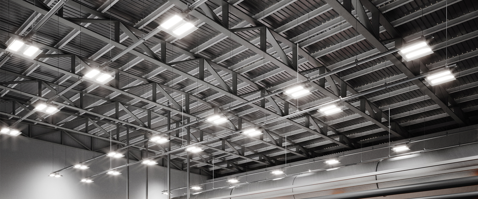 Industrial warehouse LED lighting