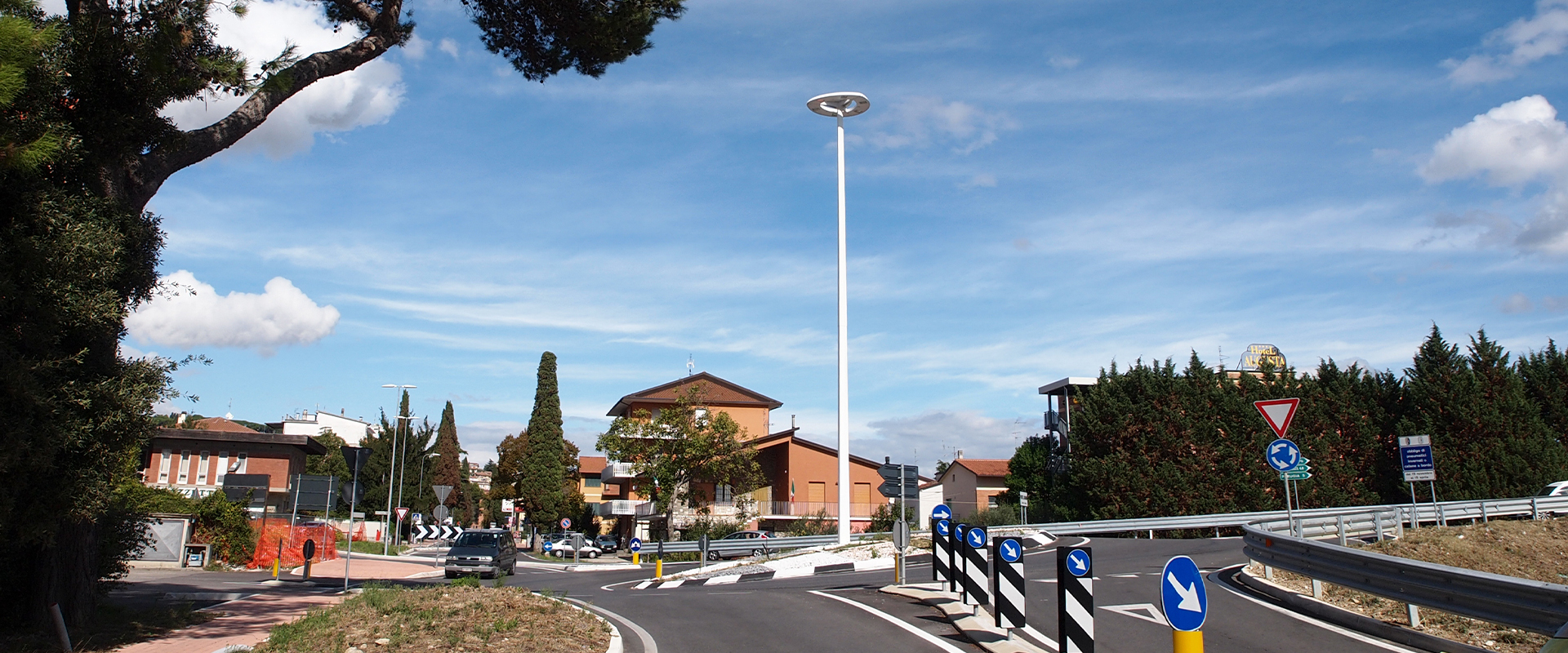 LED street lighting of Assisi