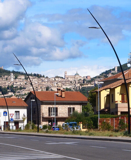 LED street lighting of Assisi