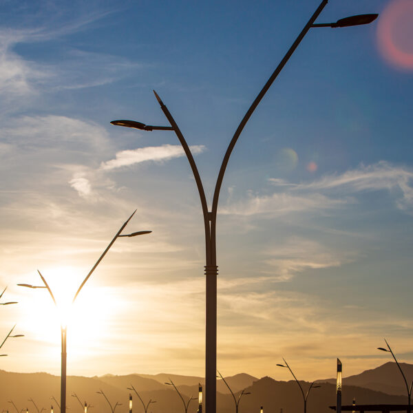 LED street lighting in Nador