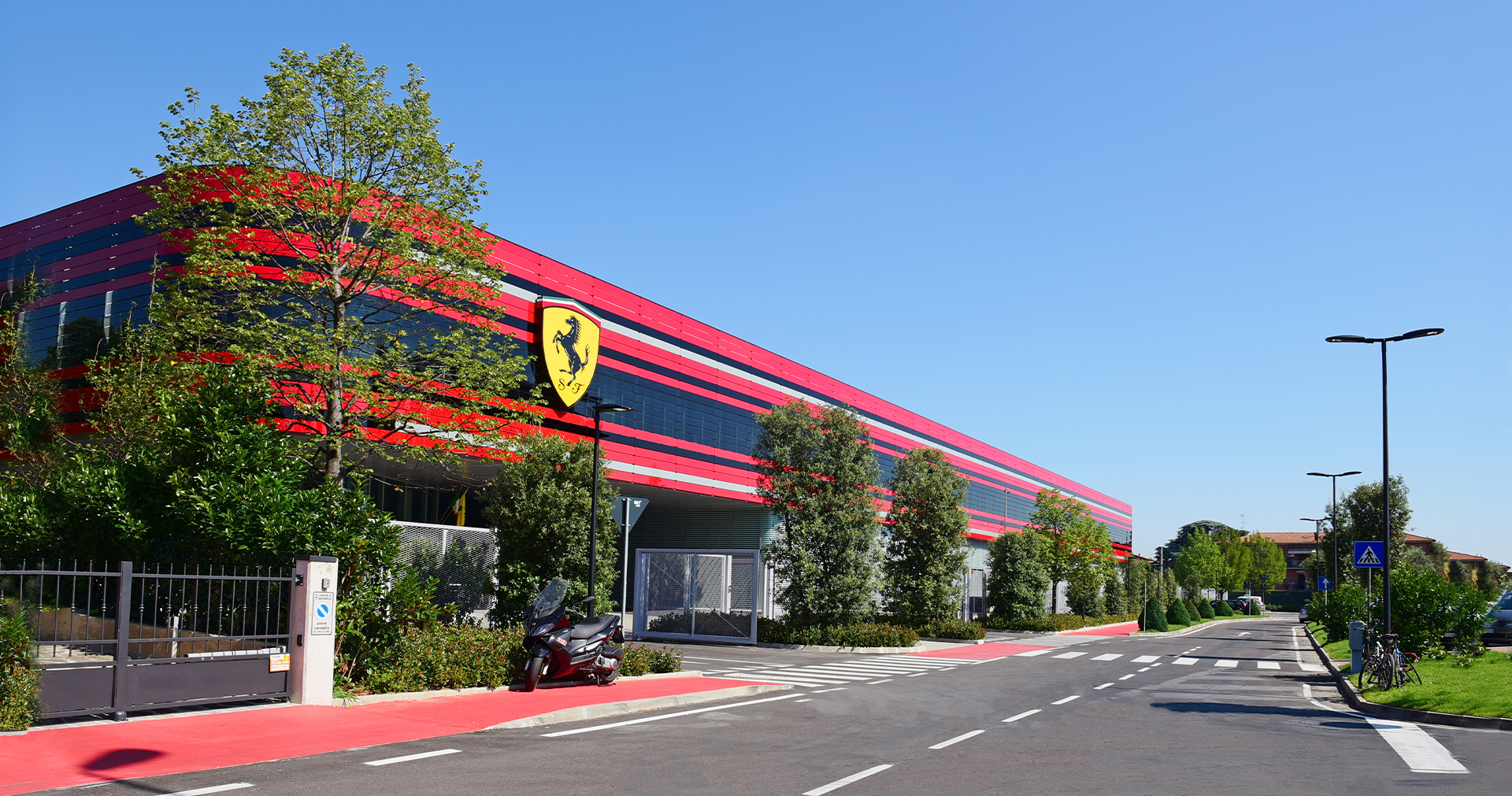 LED street lighting of Maranello