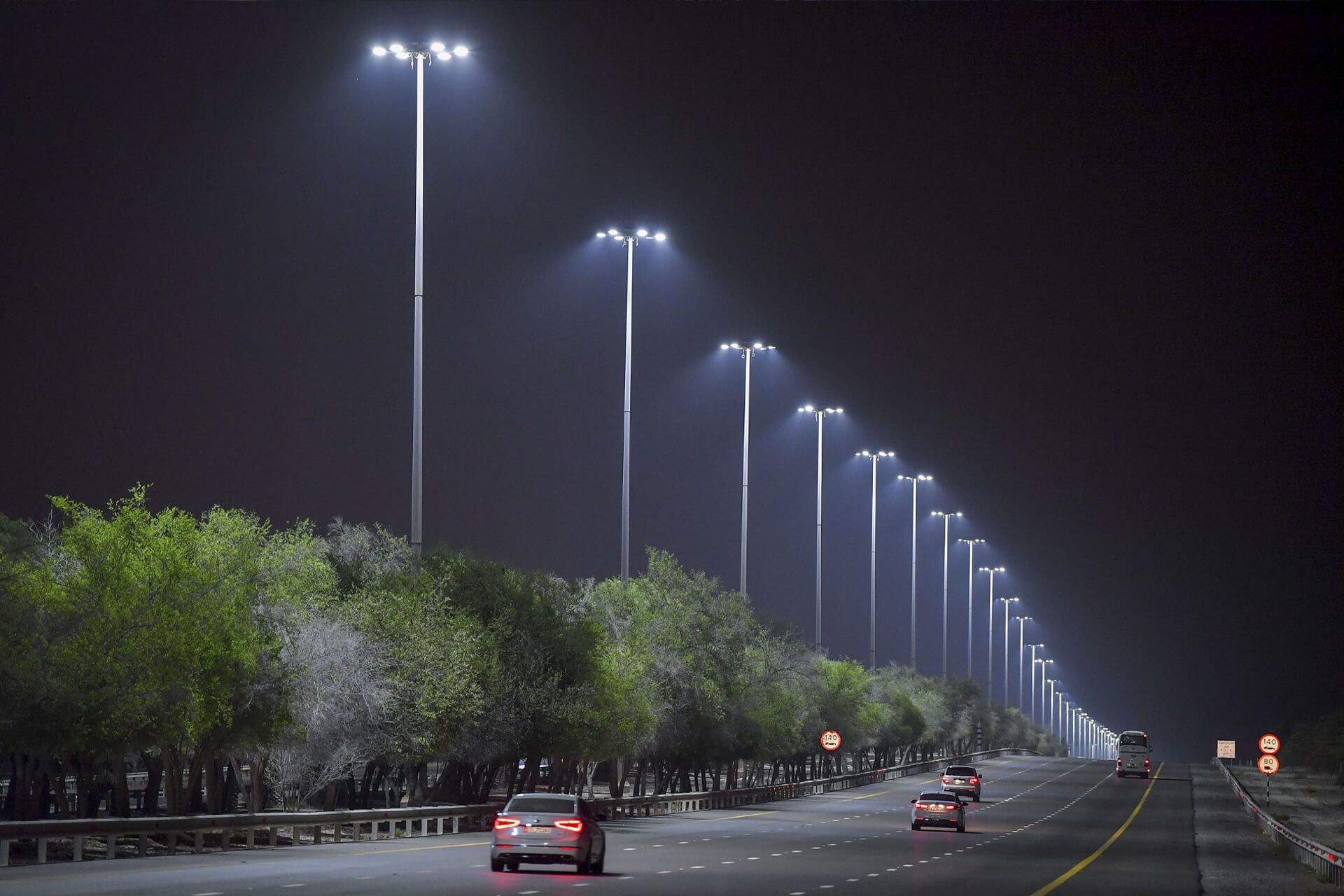 Abu Dhabi Project Street Led Lighting