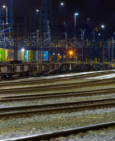 AEC Led lighting for railway platform and tracks