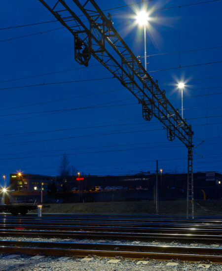 Railway tunnel lighting - Sammode