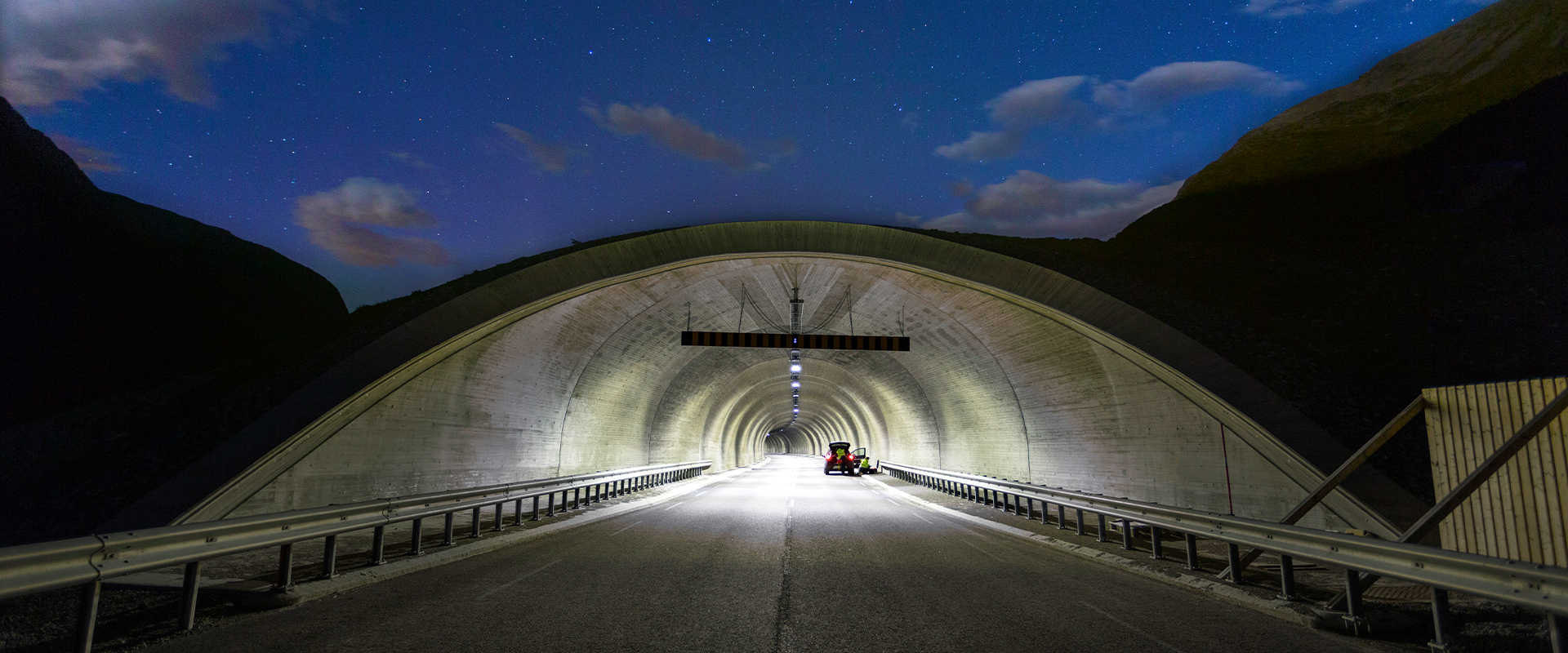 LED lighting of Strand Tunnel