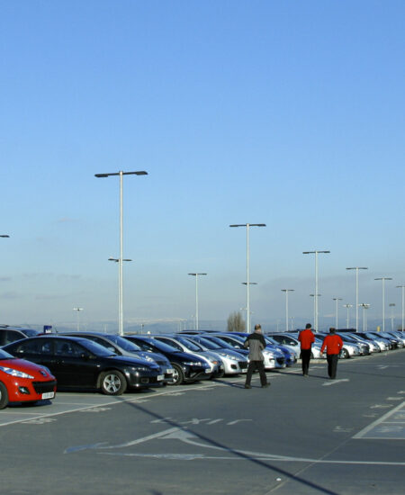 Car parking lot lighting luminaires