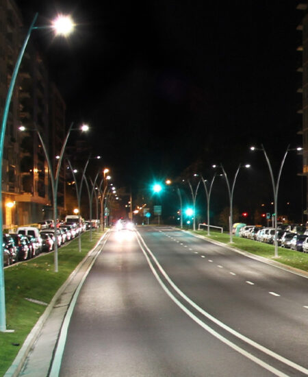 LED street lighting of San Sebastiàn