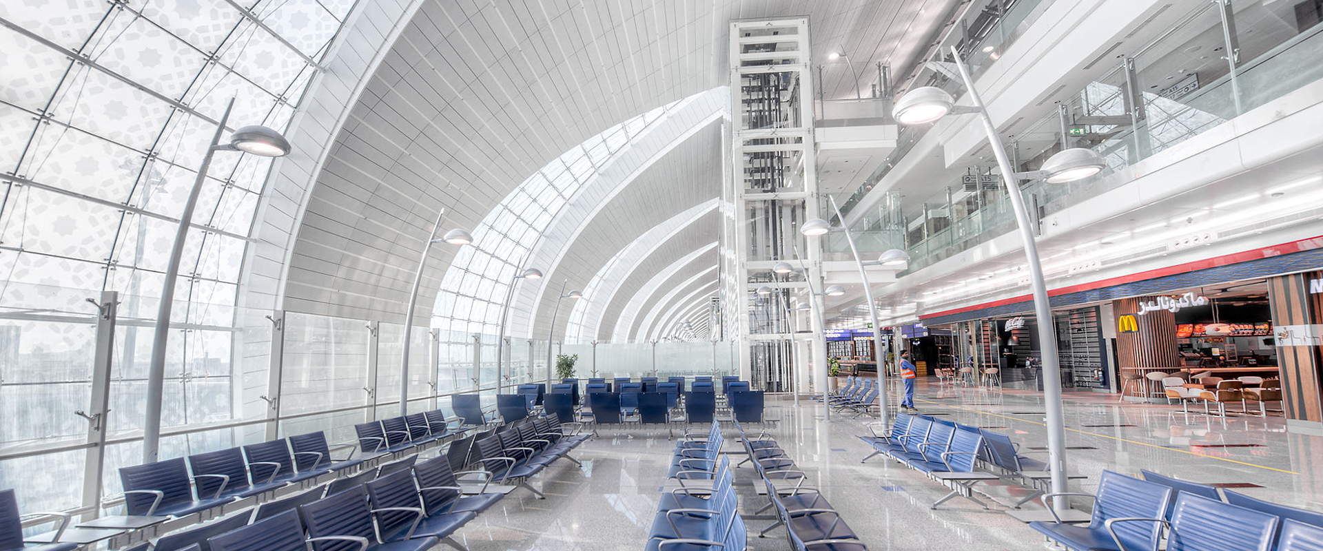 Airport terminal led lighting