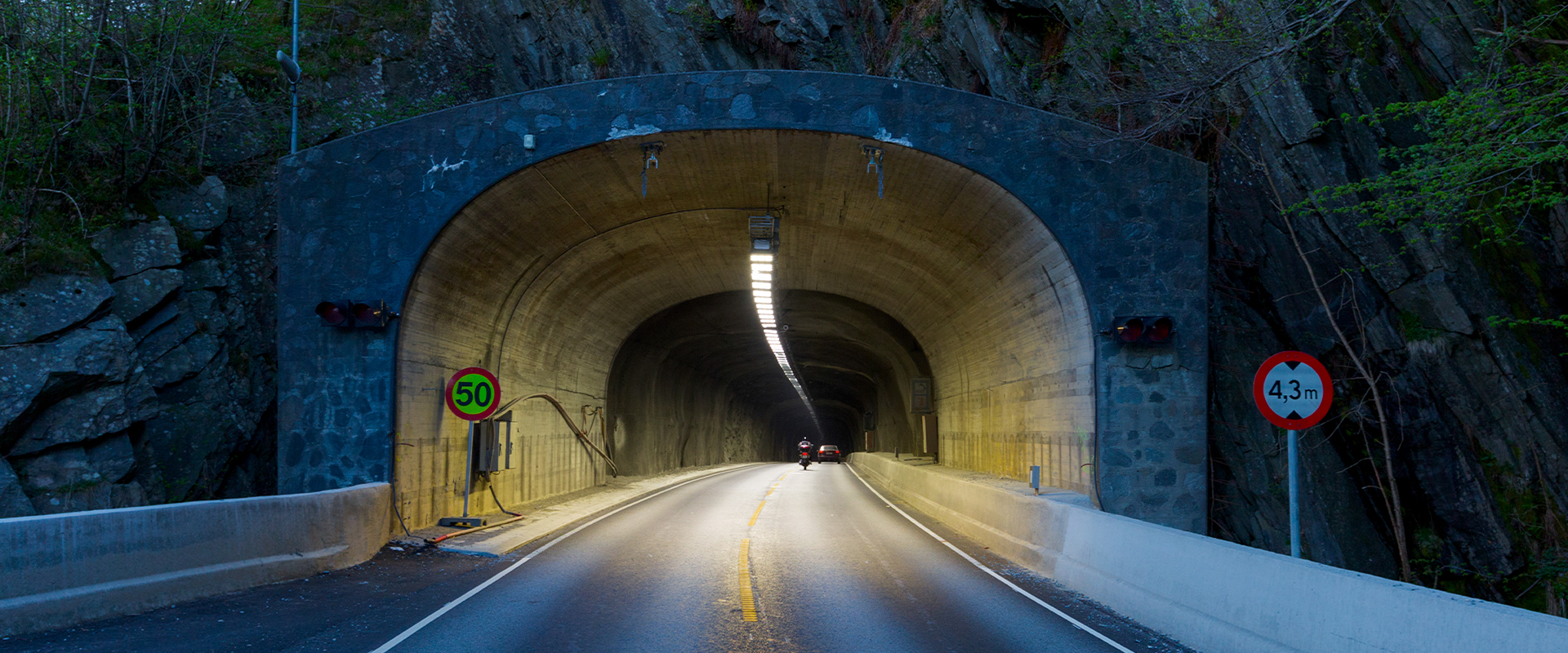 LED tunnel lighting of Nordhavn Tunnel