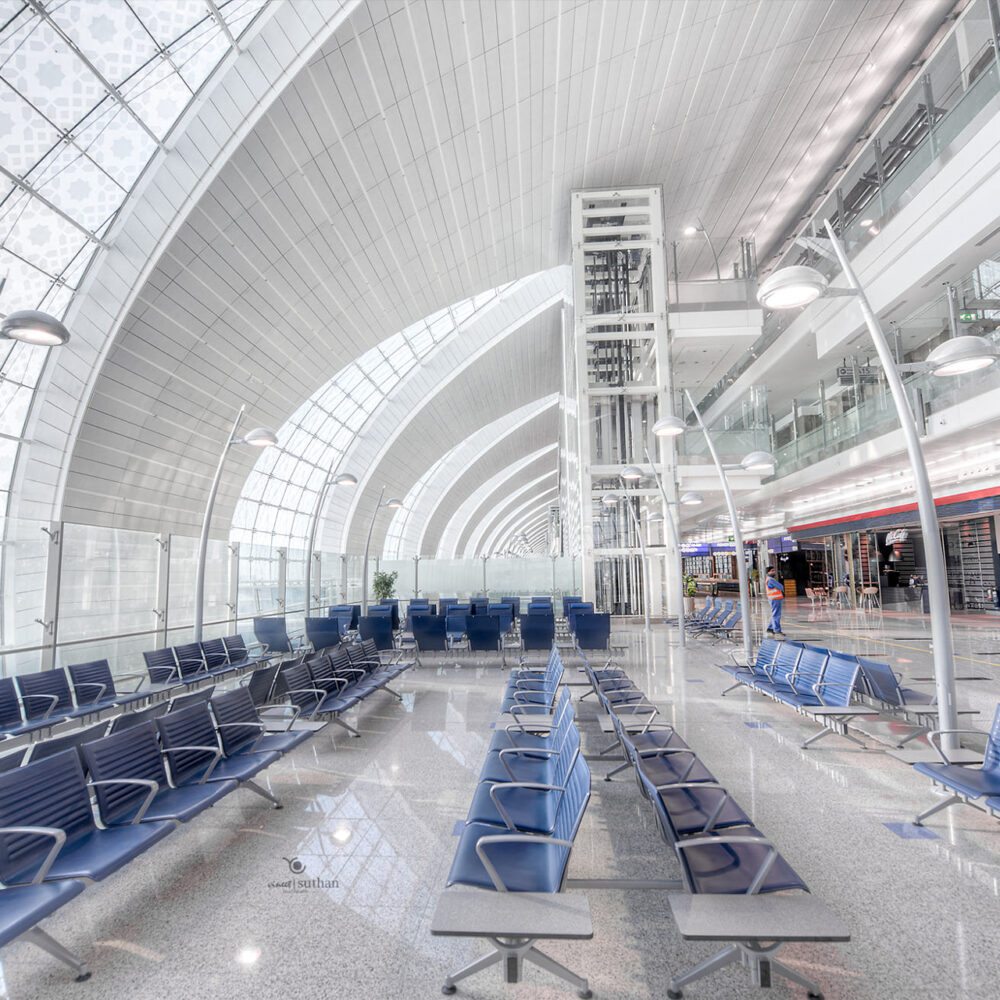 Airport and terminal lighting aprons, hangar and logistics area