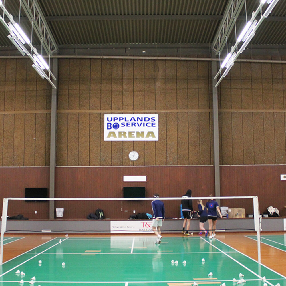Halogen light store for badminton court