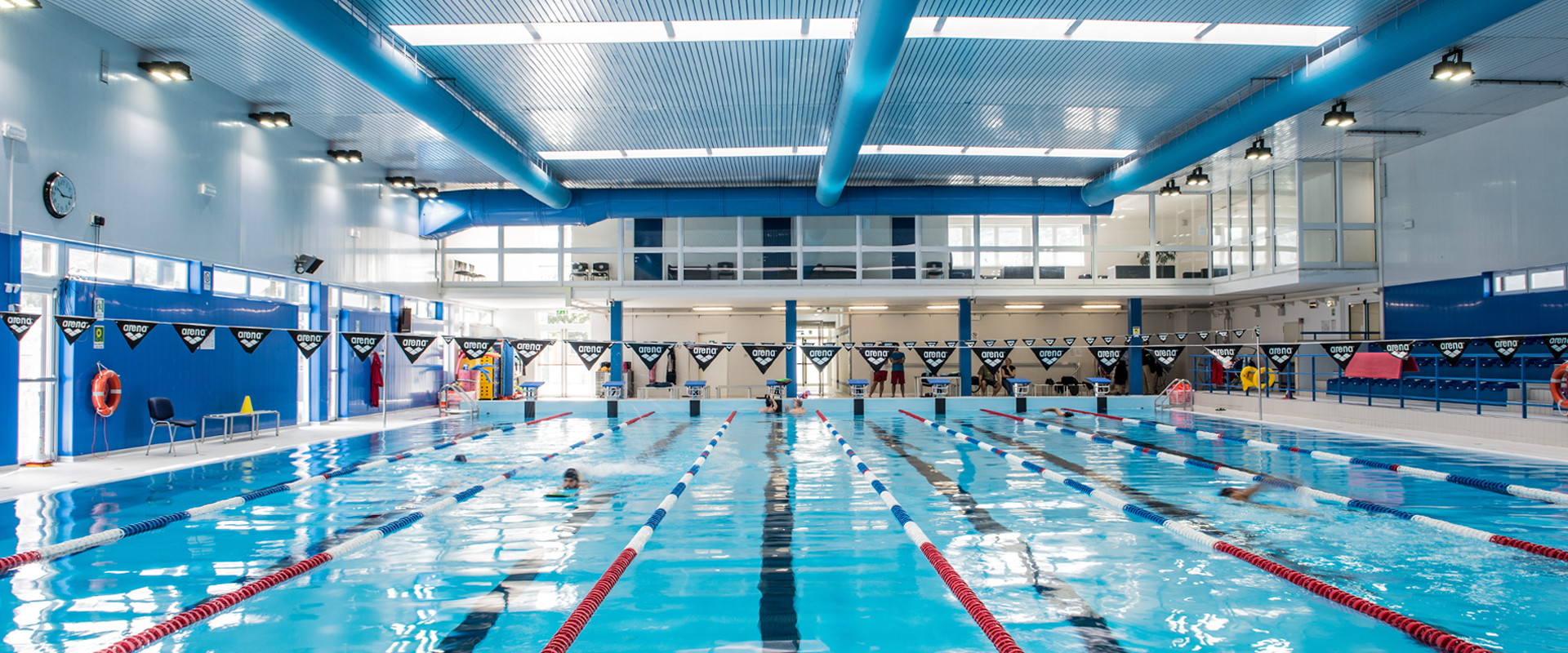 indoor swimming pool lighting