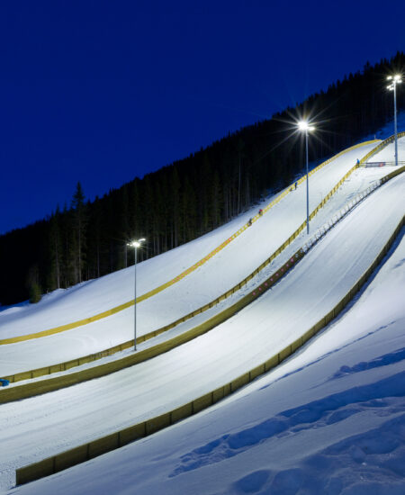 ski slopes LED lighting