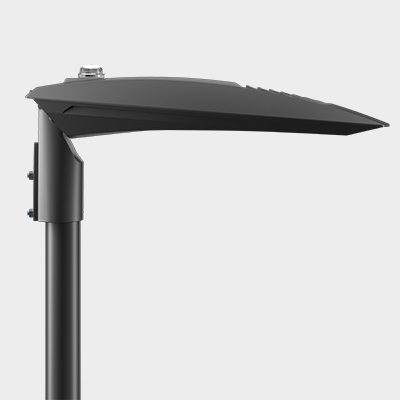 smart street lighting fixtures with node